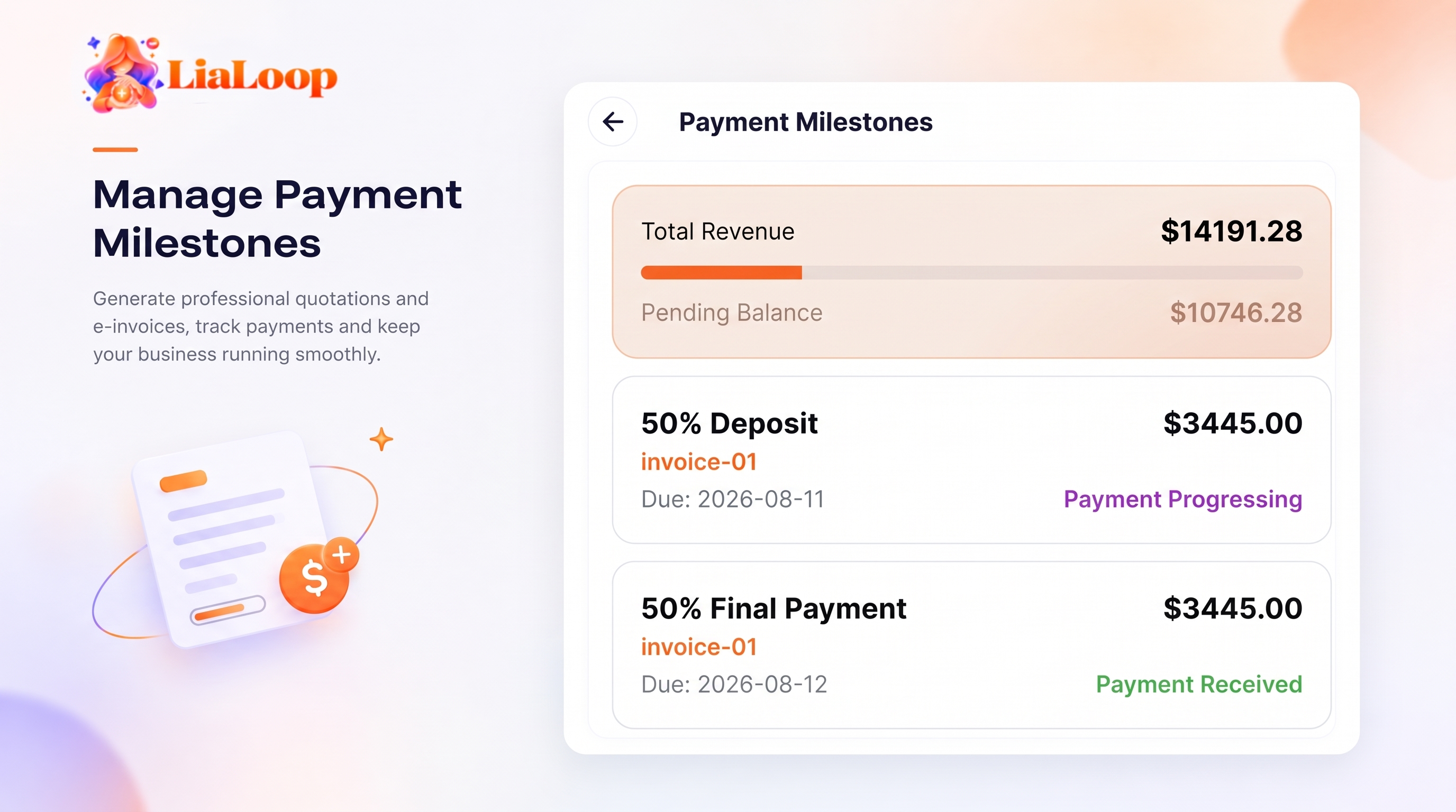Payment Milestone Tracker